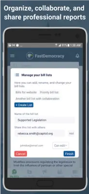 FastDemocracy - Bill Tracker android App screenshot 0