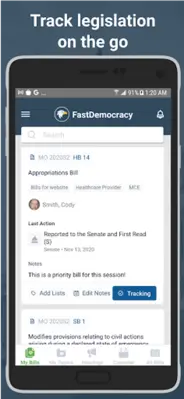 FastDemocracy - Bill Tracker android App screenshot 5